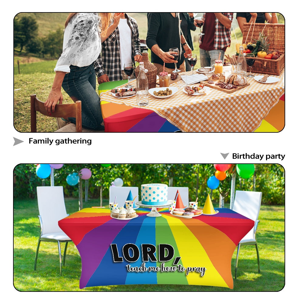 Elastic table cover