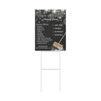 Plastic Yard Sign, Yard Sign