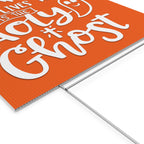 Plastic Yard Sign, Yard Sign, Halloween Sign, Sign,