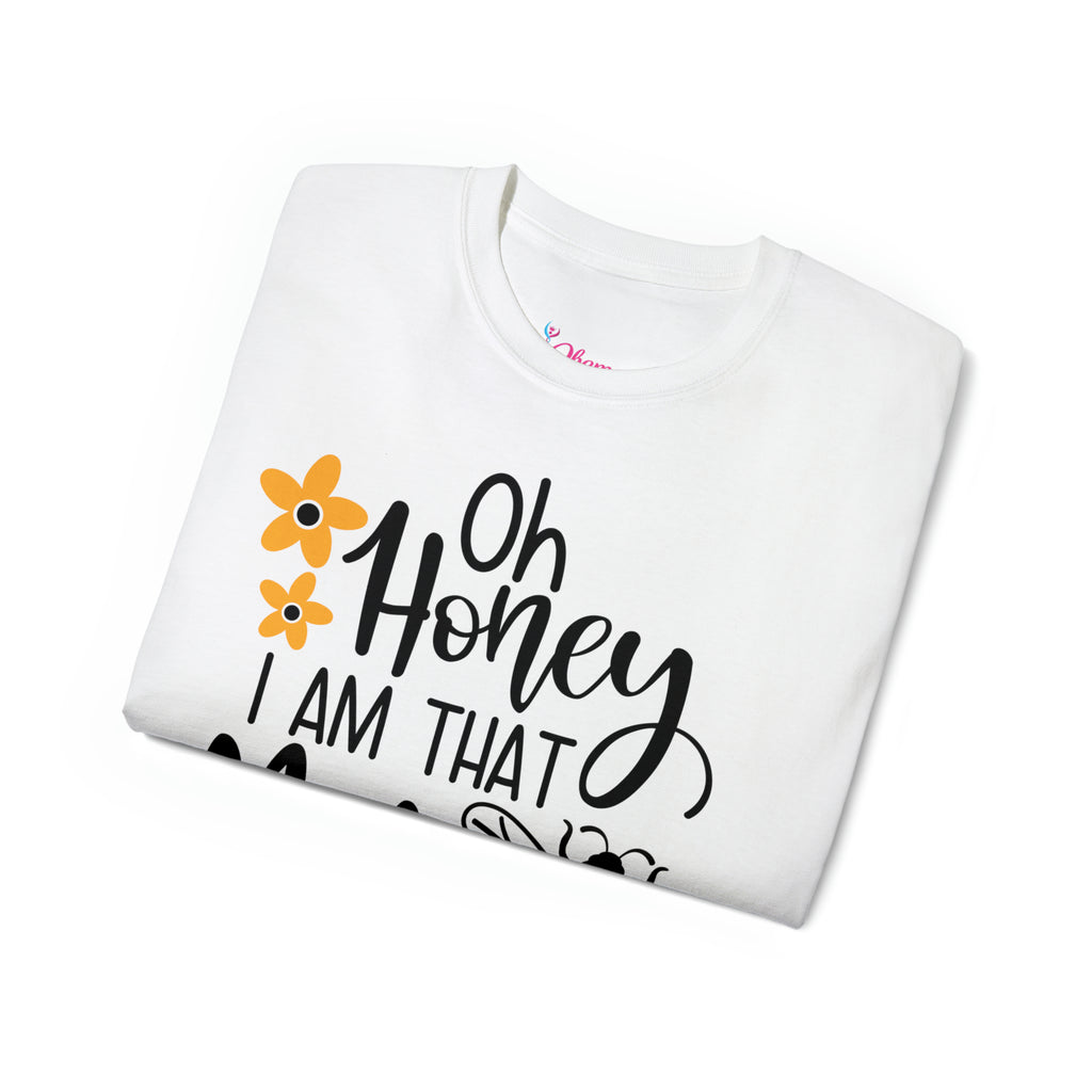 T-shirt, Mama t-shirt, Honey Bee, Tee, Yellow t-shirt