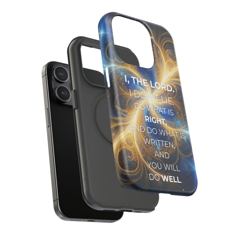Inspirational Phone Case - I, The Lord - Impact-Resistant Cover, Bible Verse Gift, Motivational Case, Christian Accessory