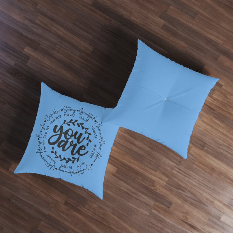 Prayer Pillow, Meditation Pillow, Floor Pillow, Square Pillow