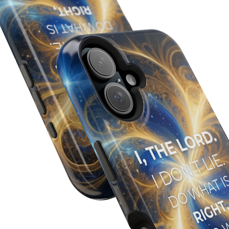 Inspirational Phone Case - I, The Lord - Impact-Resistant Cover, Bible Verse Gift, Motivational Case, Christian Accessory