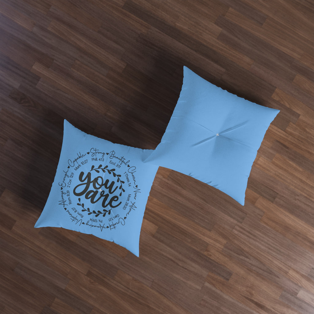 Prayer Pillow, Meditation Pillow, Floor Pillow, Square Pillow
