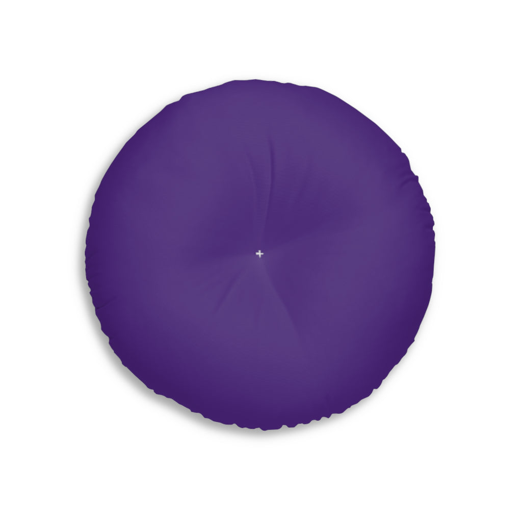 Tufted Floor Pillow, Round Floor Pillow, Reading Pillow, African Print Pillow
