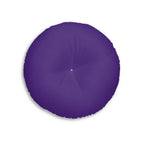 Tufted Floor Pillow, Round Floor Pillow, Reading Pillow, African Print Pillow