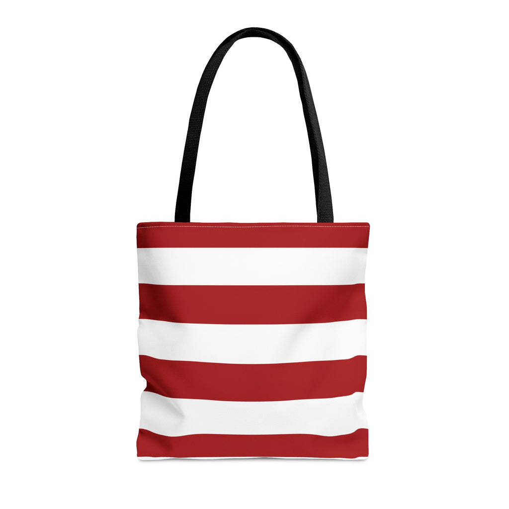 Red and White Tote Bag, Tote