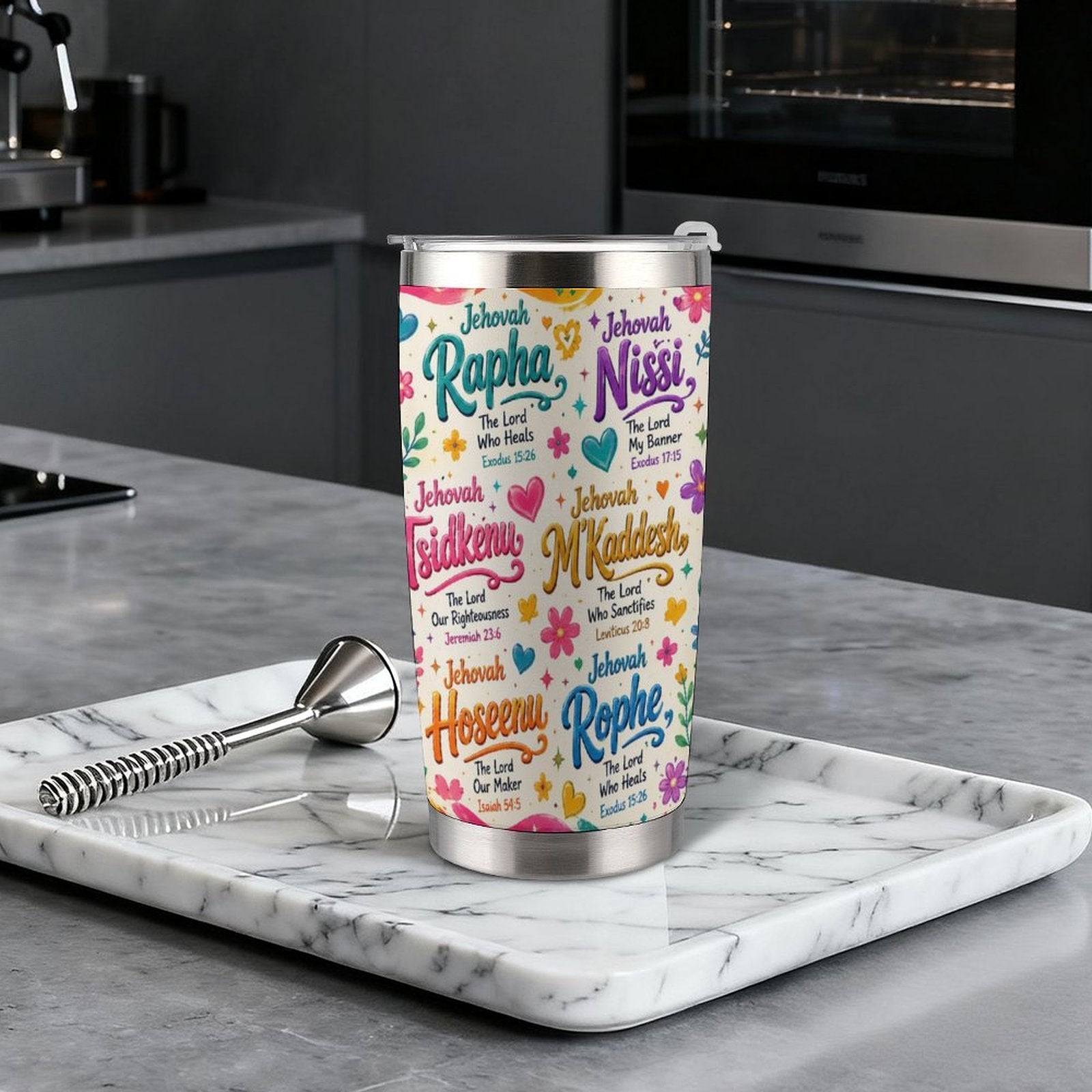 Names of God 20oz Stainless Steel Tumbler (USA)