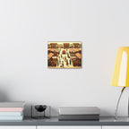 African Marketplace, African Inspired Canvas, Home Decor, Wall Decoration