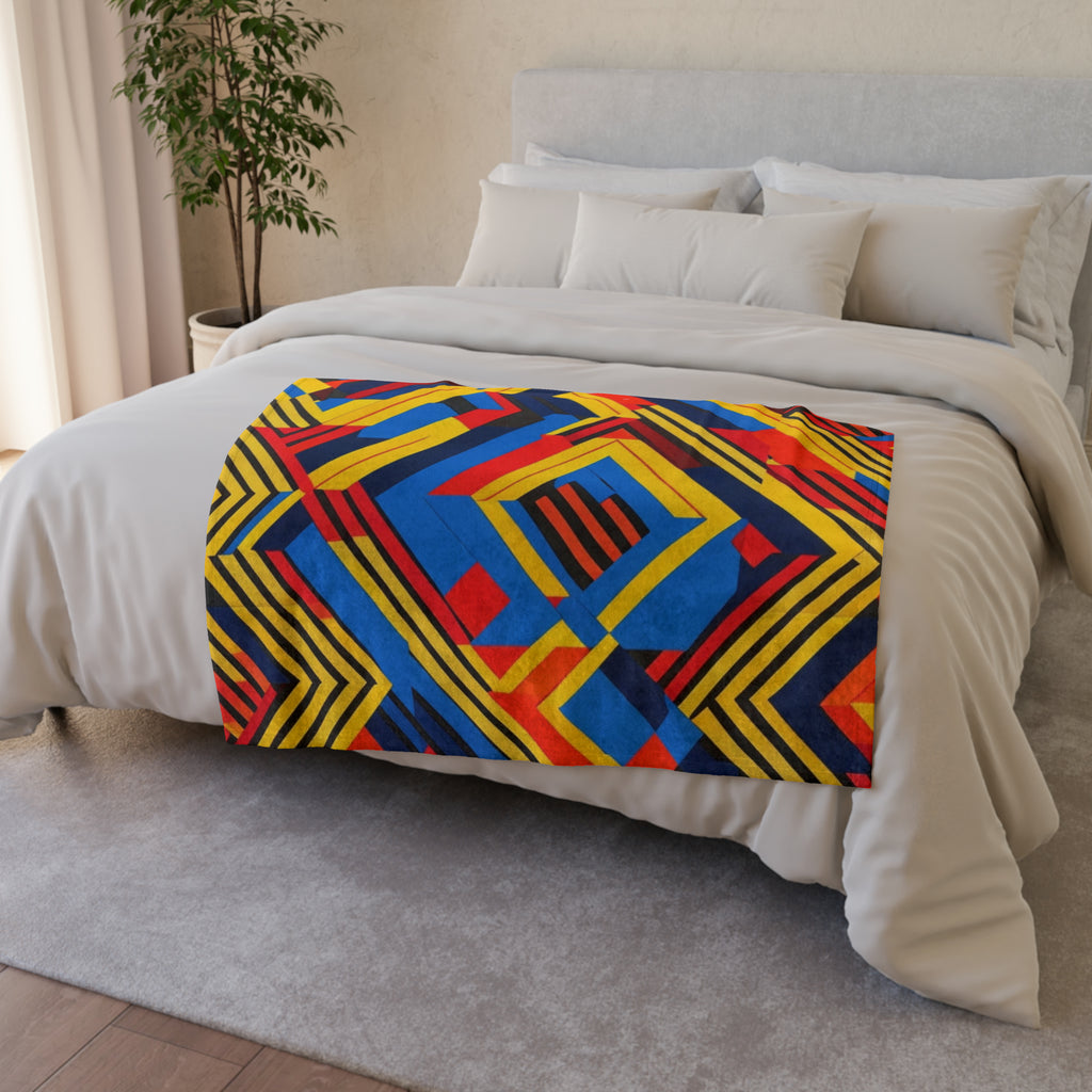 Ankara Print, Soft Polyester Blanket, Blanket
