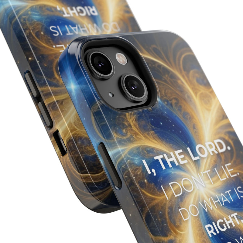 Inspirational Phone Case - I, The Lord - Impact-Resistant Cover, Bible Verse Gift, Motivational Case, Christian Accessory