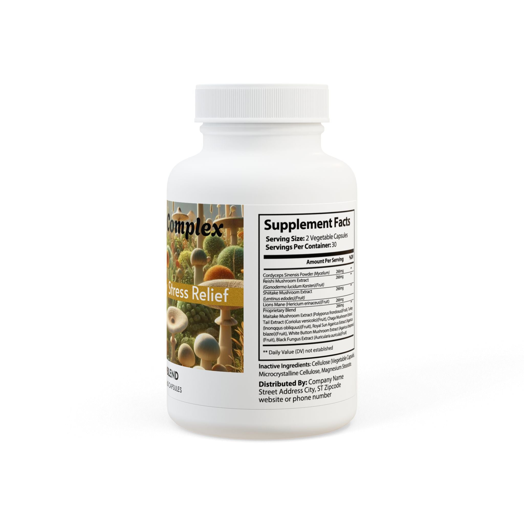 Mushroom Blend Supplement (60 Capsules)