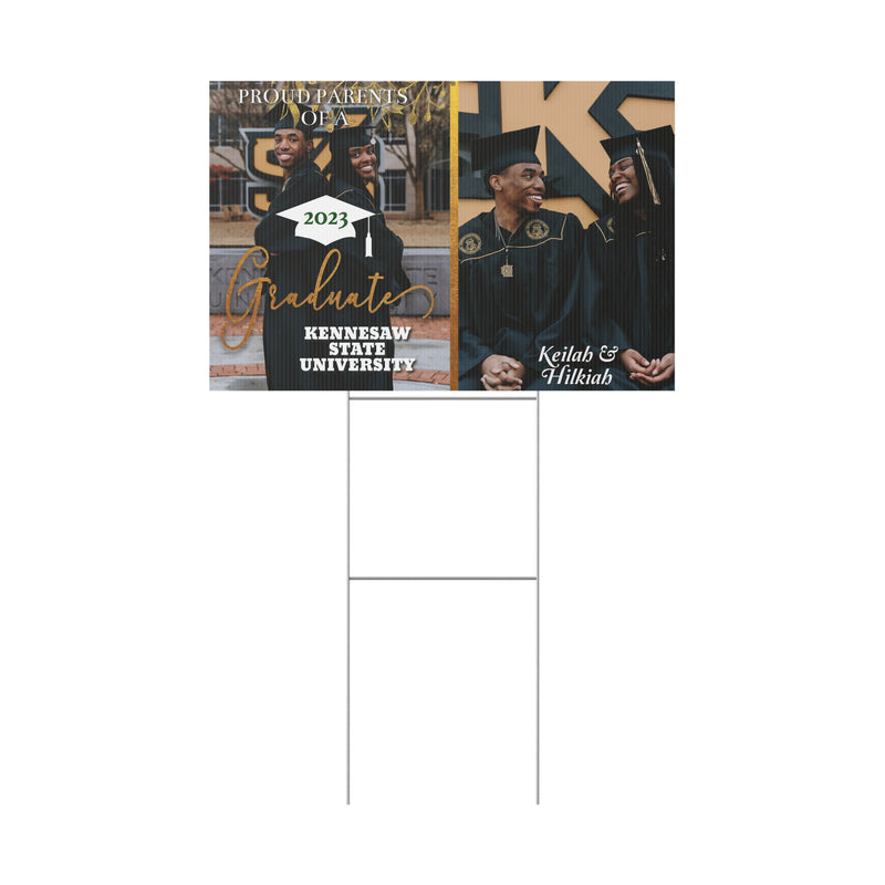 Plastic Yard Sign, Yard Sign, Graduation Sign