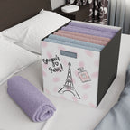 Felt Storage Box, Paris Theme