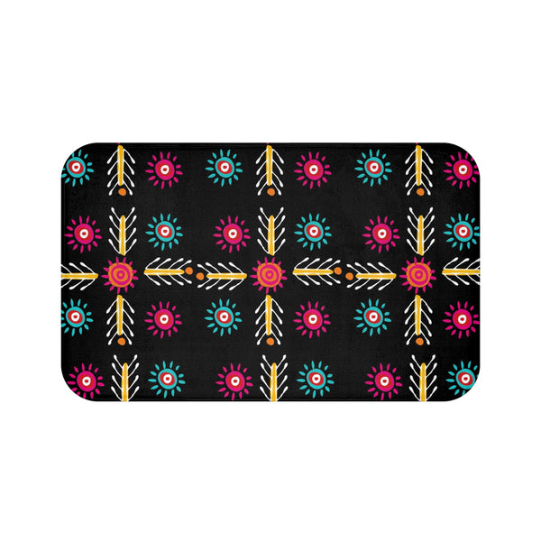 Bath Mat, Aztec Print Bath Mat, Colorful Bath Mat