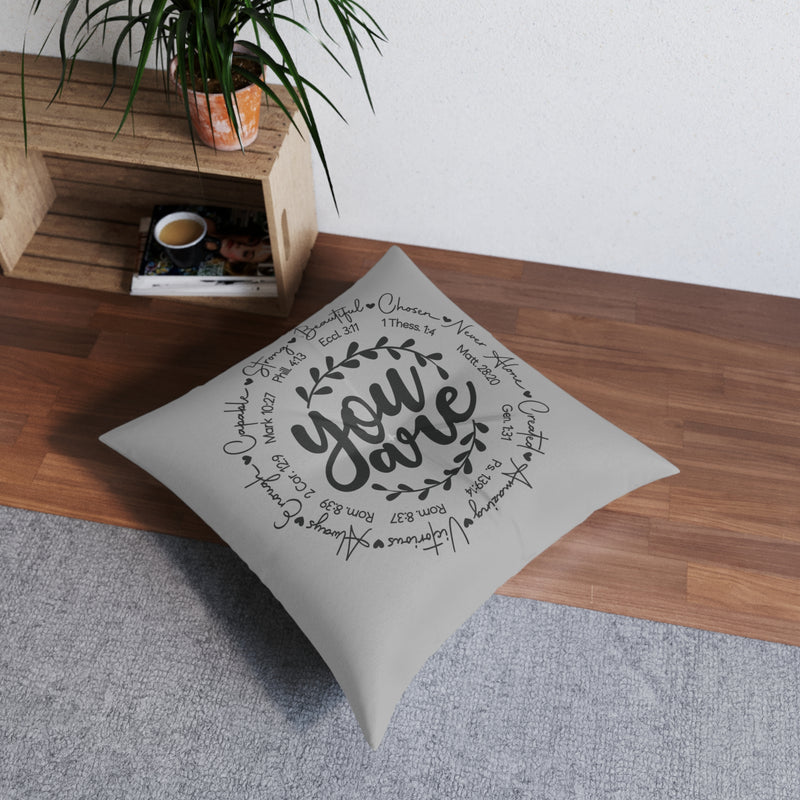 Prayer Pillow, Meditation Pillow, Floor Pillow, Square Pillow