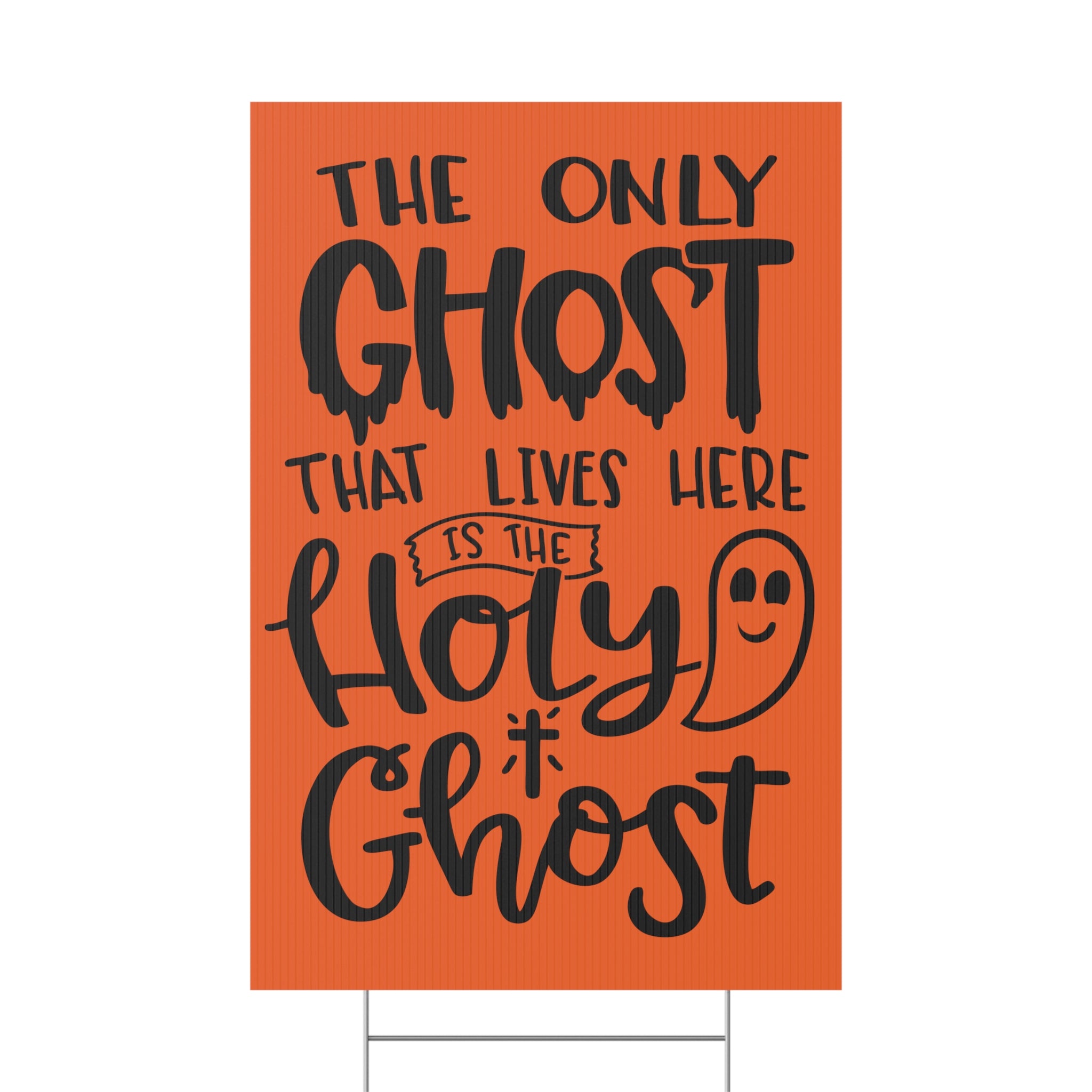 Plastic Yard Sign, Yard Sign, Halloween Sign, Sign,