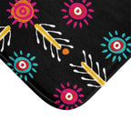 Bath Mat, Aztec Print Bath Mat, Colorful Bath Mat