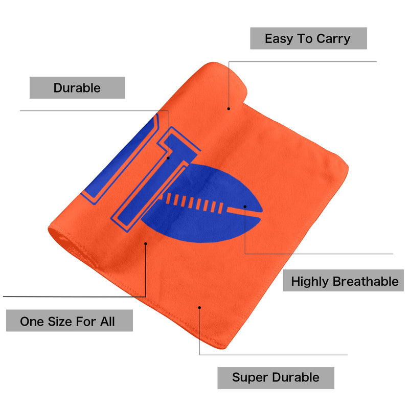 Orange and Blue Rally Towel 39.3"x11.8"