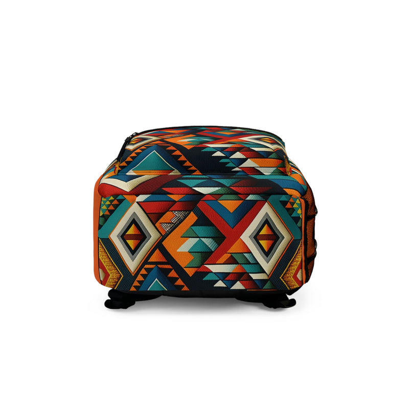 Backpack, Bookbag, Tote, Geometric Backpack