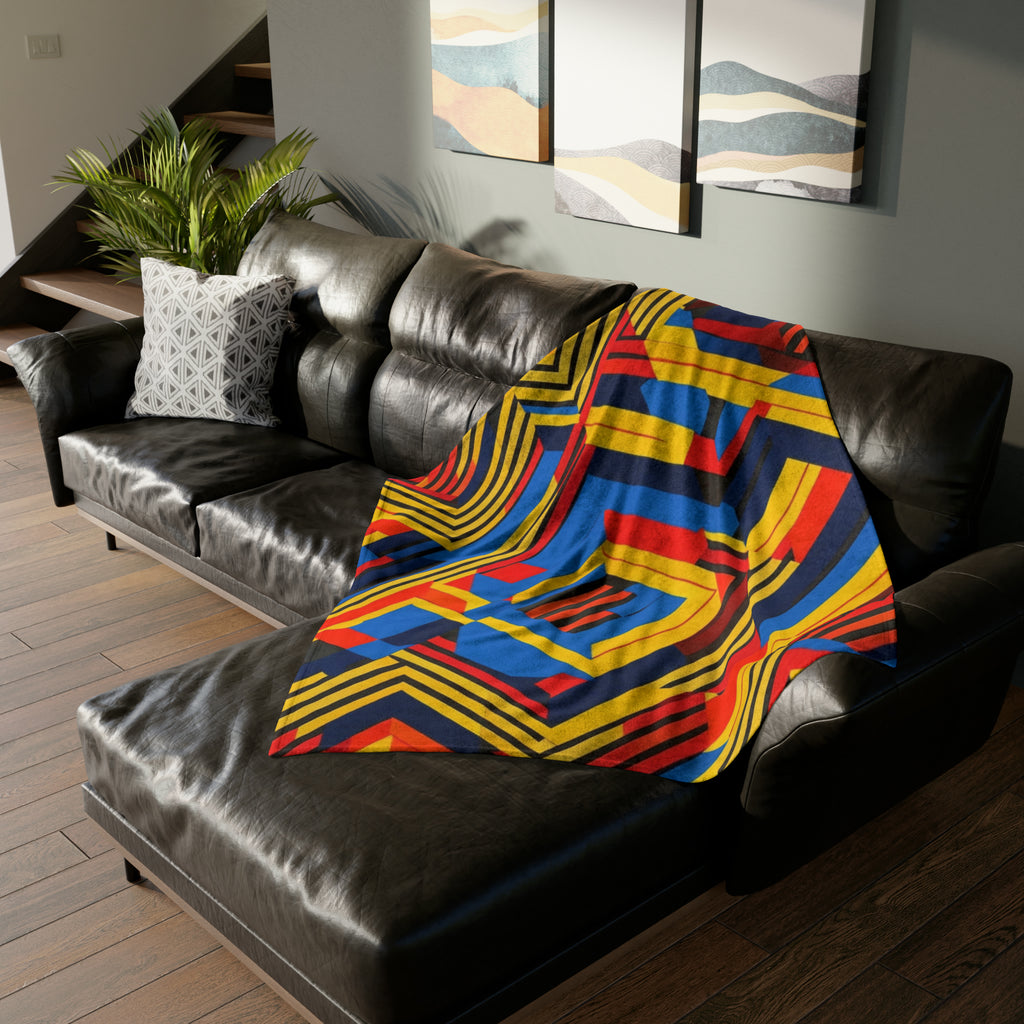 Ankara Print, Soft Polyester Blanket, Blanket