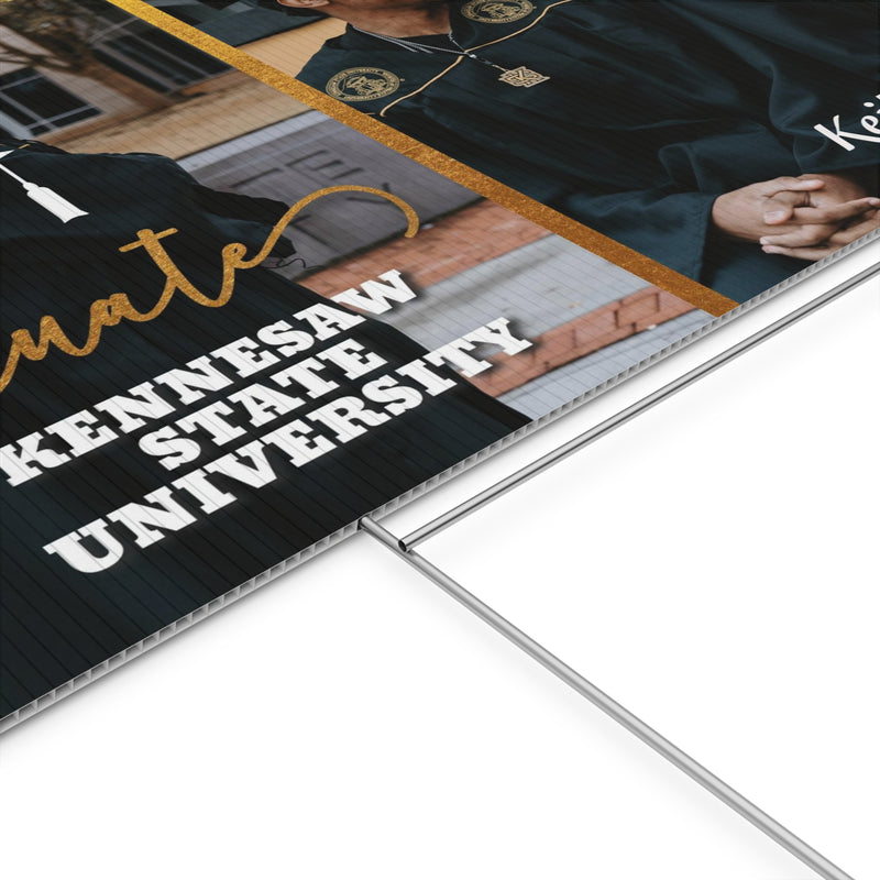 Plastic Yard Sign, Yard Sign, Graduation Sign
