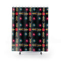 Shower Curtain, Black and White Shower Curtain, Bathroom Decor, Aztec Print Shower Curtain