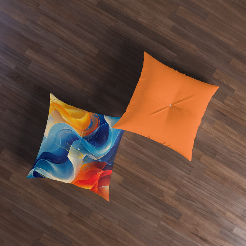 Floor Pillow, Square Pillow, Colorful Pillow