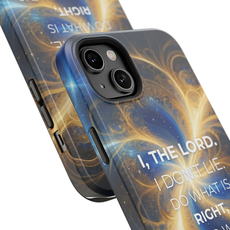 Inspirational Phone Case - I, The Lord - Impact-Resistant Cover, Bible Verse Gift, Motivational Case, Christian Accessory