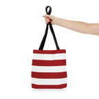 Red and White Tote Bag, Tote