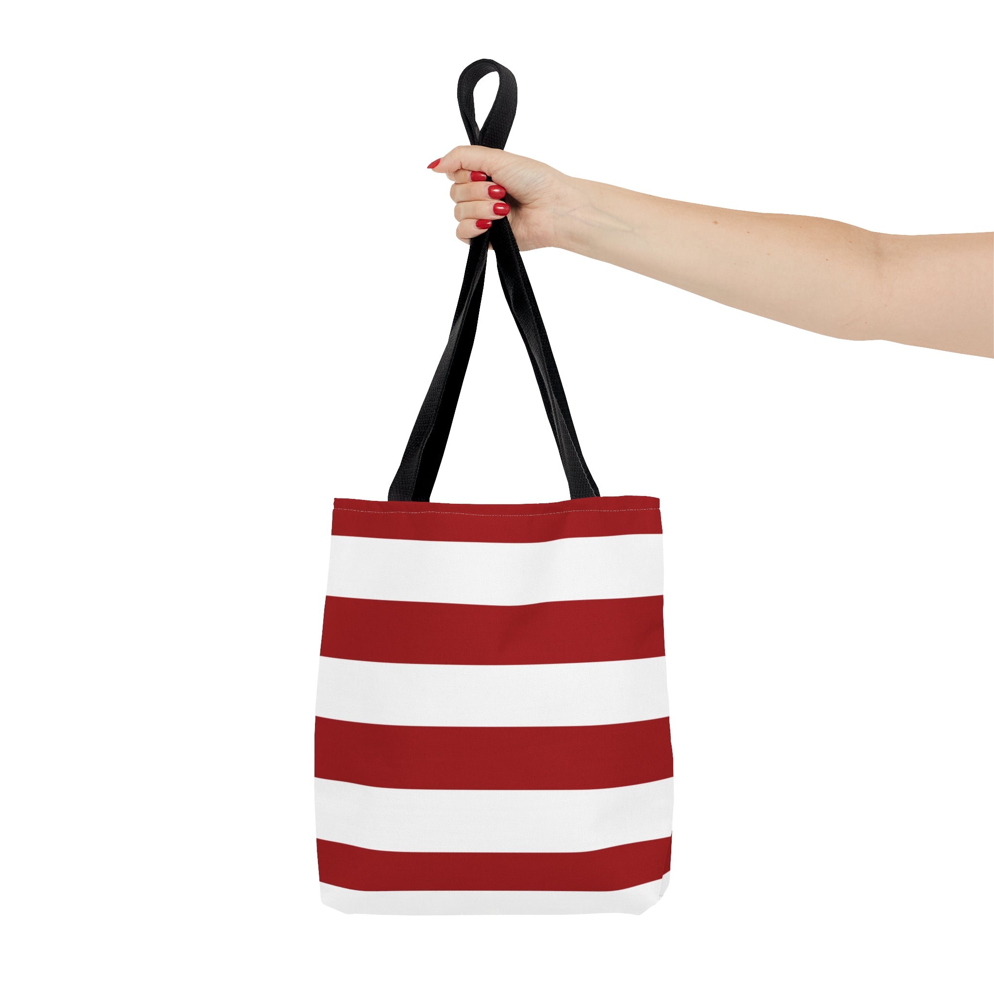 Red and White Tote Bag, Tote