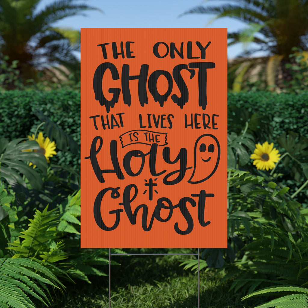 Plastic Yard Sign, Yard Sign, Halloween Sign, Sign,