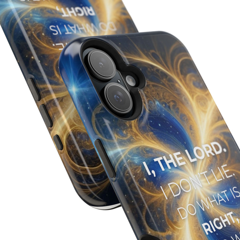 Inspirational Phone Case - I, The Lord - Impact-Resistant Cover, Bible Verse Gift, Motivational Case, Christian Accessory