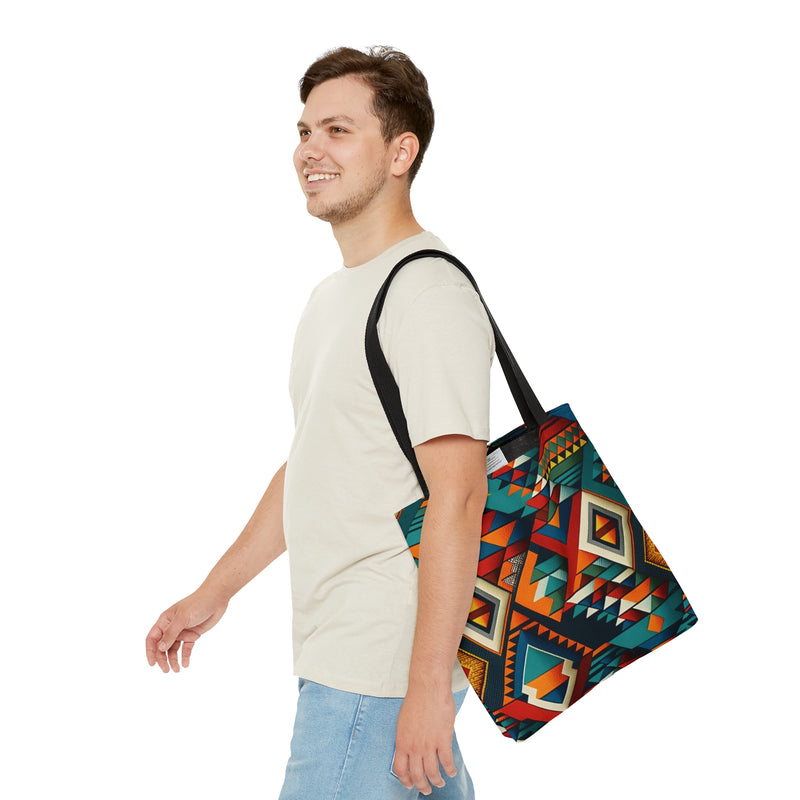 Totes, Tote Bags, Travel Tote, Geometric Design, Ohemaa's Creations