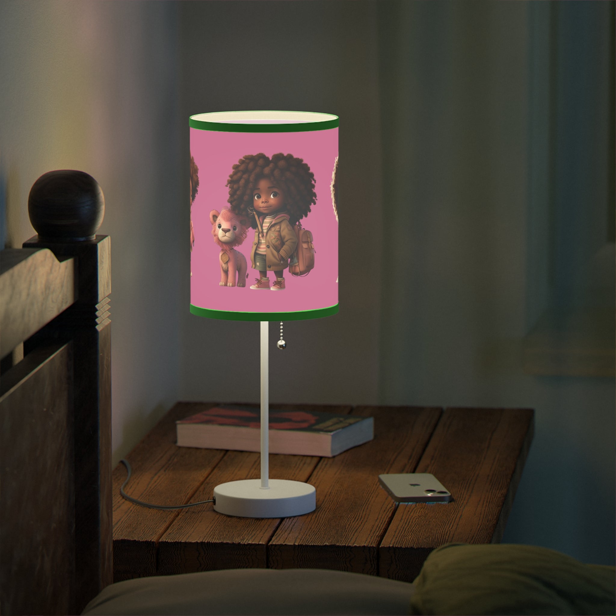 Lamp on a Stand, US|CA plug, Girl's Lamp, Table Lamp