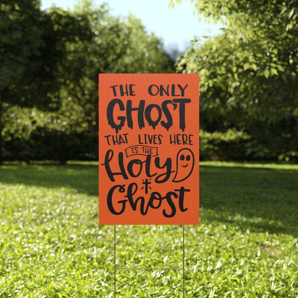 Plastic Yard Sign, Yard Sign, Halloween Sign, Sign,