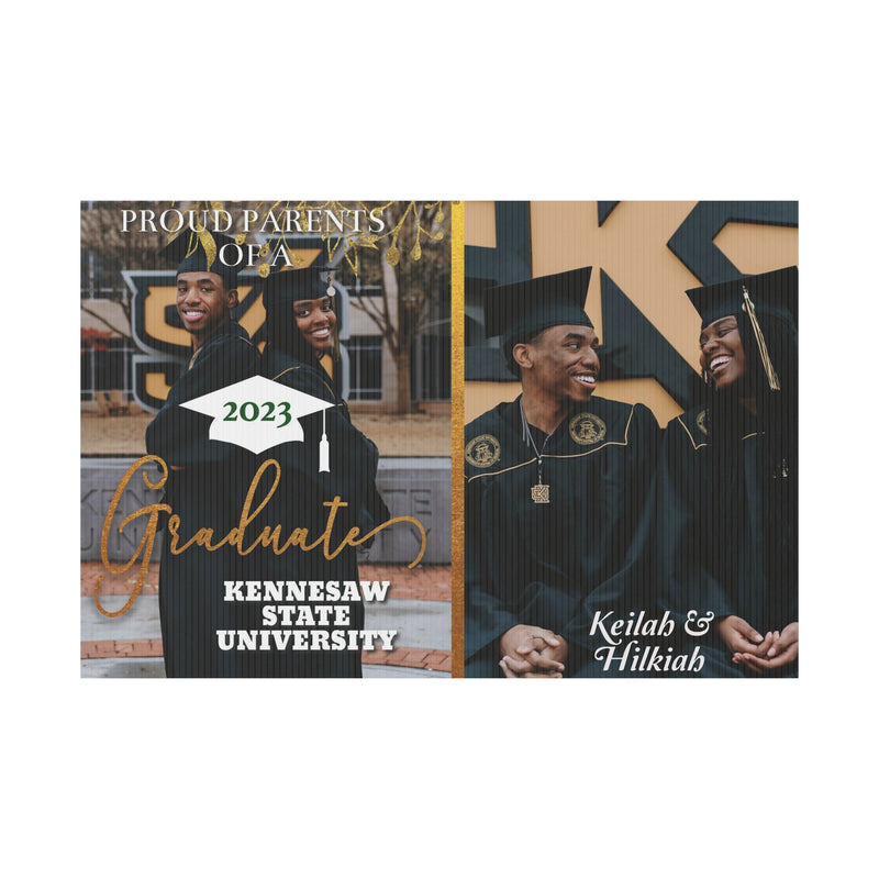 Plastic Yard Sign, Yard Sign, Graduation Sign