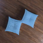 Prayer Pillow, Meditation Pillow, Floor Pillow, Square Pillow, The Lord is my Shepherd