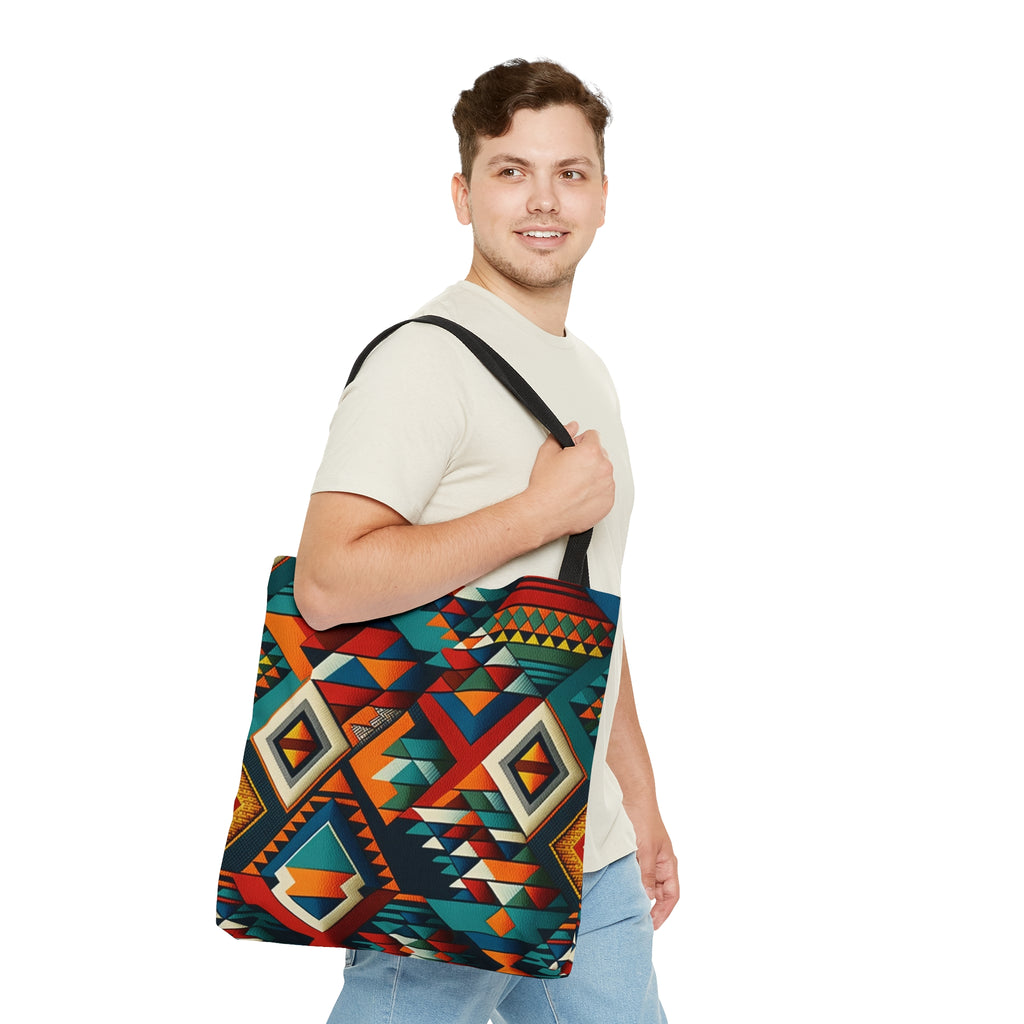 Totes, Tote Bags, Travel Tote, Geometric Design, Ohemaa's Creations