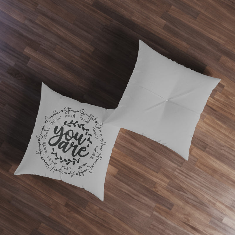 Prayer Pillow, Meditation Pillow, Floor Pillow, Square Pillow