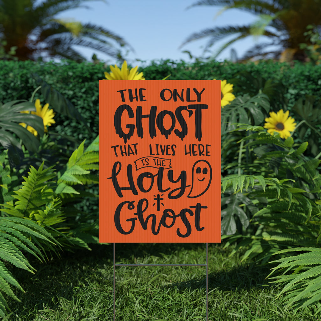 Plastic Yard Sign, Yard Sign, Halloween Sign, Sign,