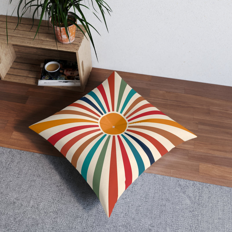 Colorful Pillow, Floor Pillow, Square Pillow, Reading Pillow