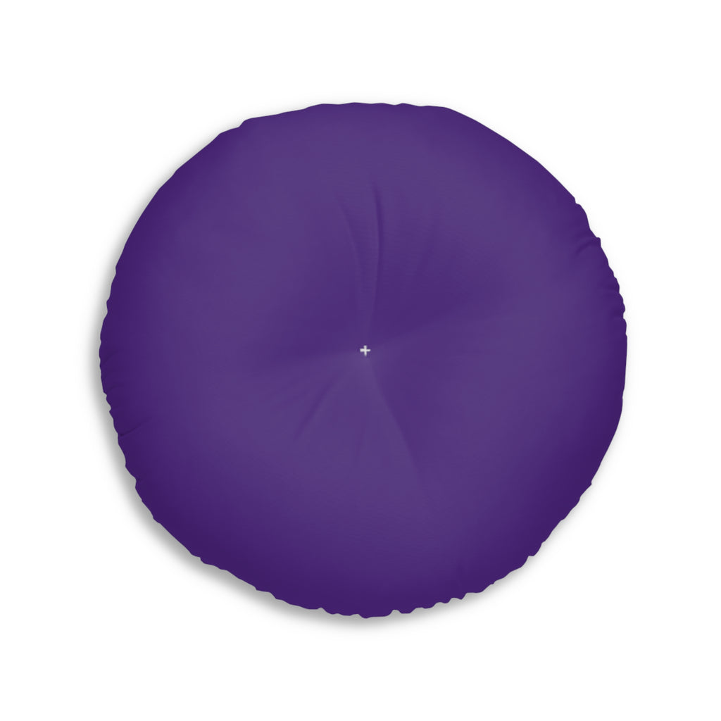 Tufted Floor Pillow, Round Floor Pillow, Reading Pillow, African Print Pillow