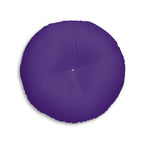 Tufted Floor Pillow, Round Floor Pillow, Reading Pillow, African Print Pillow