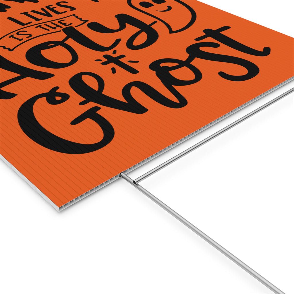 Plastic Yard Sign, Yard Sign, Halloween Sign, Sign,