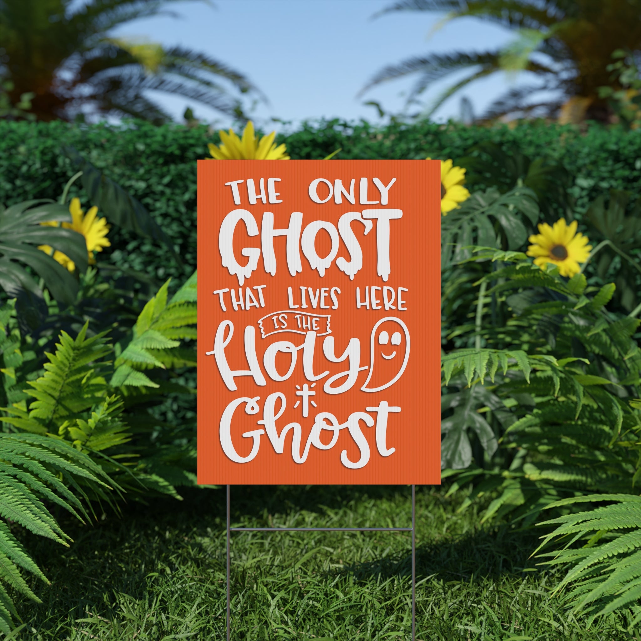 Plastic Yard Sign, Yard Sign, Halloween Sign, Sign,