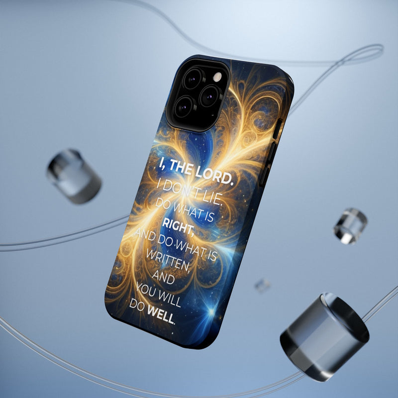 Inspirational Phone Case - I, The Lord - Impact-Resistant Cover, Bible Verse Gift, Motivational Case, Christian Accessory