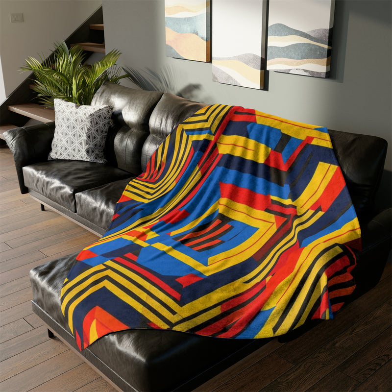 Ankara Print, Soft Polyester Blanket, Blanket