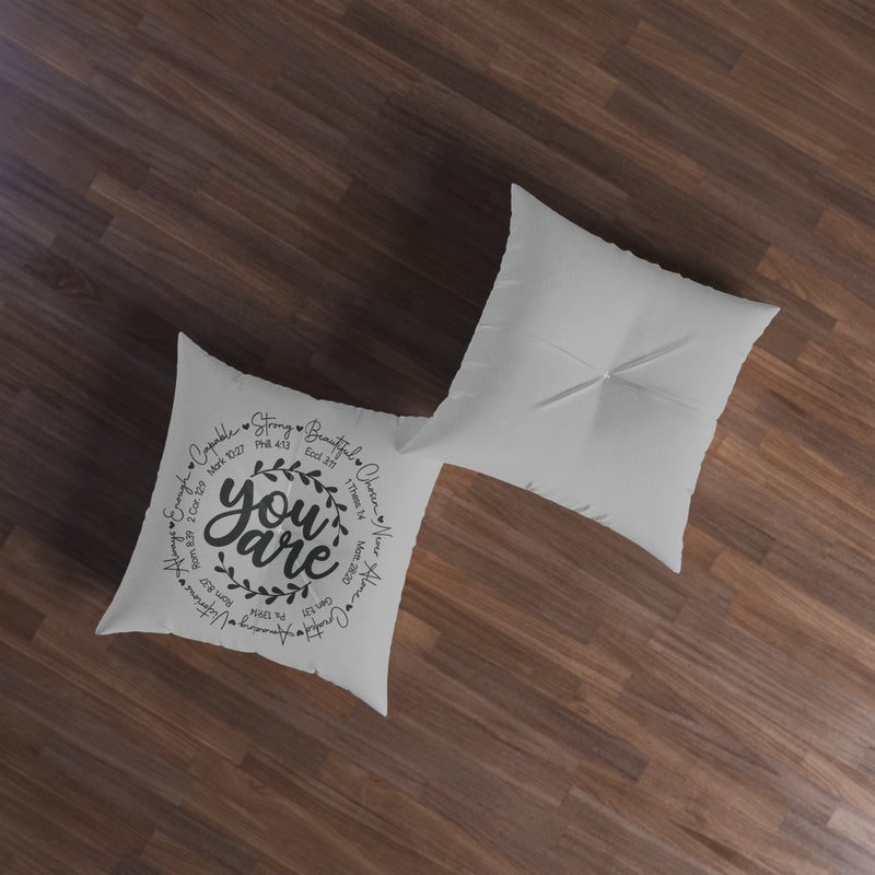 Prayer Pillow, Meditation Pillow, Floor Pillow, Square Pillow