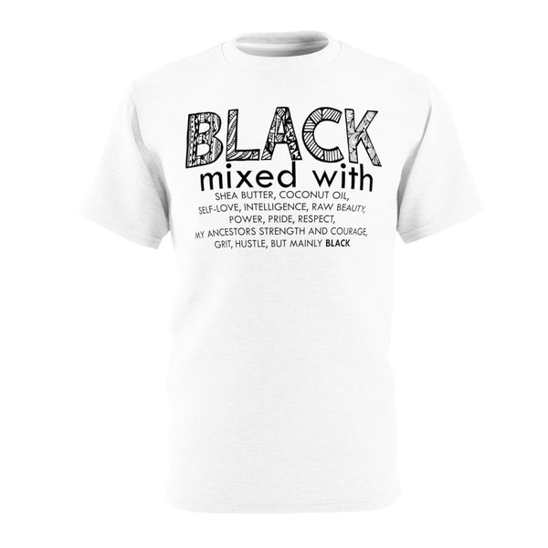 T-shirt, Custom Tees, Custom T-shirt, Black and White T-shirt